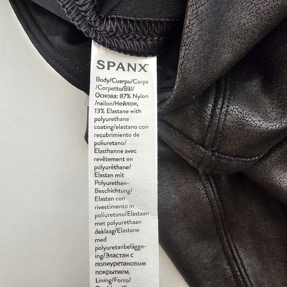 Spanx Crackle Faux Leather Leggings - Picture 5 of 13